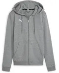 PUMA Hoodie TeamGoal CasuaLongsleeve Hooded Jacket Wmn grau XS (34)