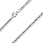 Materia K&ouml;nigskette Premium Damen K&ouml;nigskette 2,5mm K74, aus 925 Sterling Silber