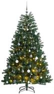 vidaXL LED Baum vidaXL K&uuml;nstlicher Weihnachtsbaum Klappbar 300 LEDs & Kugeln...