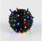 Spetebo Lichterkette LED Weihnachts Lichterkette bunt - 40 LED, 40-flammig, Deko