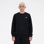 Sweatshirt NEW BALANCE "SPORT ESSENTIALS FRENCH TERRY CREW", Herren, Gr. L, schwarz