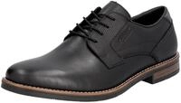 Schn&uuml;rschuh RIEKER, Herren, Gr. 40, schwarz, Leder, Lederimitat, Schuhe