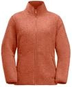 Fleecejacke JACK WOLFSKIN "HIGH CURL JACKET W", Damen, Gr. XS, rot (warm,...