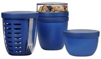 Mepal Lunchbox Ellipse Lunchpot, Fruitpot und Snackpot 3er Set, Kunststoff, (3-tlg)