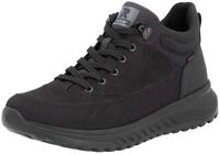 Sneaker RIEKER SPORT, Herren, Gr. 40, schwarz, Leder, Lederimitat, Textil, Schuhe