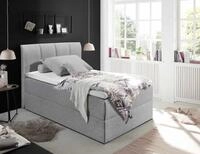 ED EXCITING DESIGN Boxbett Granada 120x200 mit Stauraum (Komplett‑Set mit...
