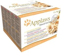 Applaws Multipack Huhn Selection 12 x 70 g, Nassfutter f&uuml;r: Katze