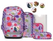ergobag Schulranzen ergobag pack Schulrucksack-Set Bl&uuml;tenzauB&auml;r