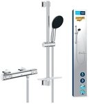 Grohe Badarmatur Precision Feel Thermostat-Brausebatterie mit Brausegarnitur...