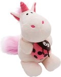 Nici Kuscheltier Theodor & Friends, Einhorn Theodor mit Marienk&auml;fer, 25 cm