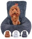 Wahre Tierliebe Hunde-Autositz Premium Hunde Autositz Fluffy - Inkl. Sicherheitsgurt,