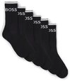 BOSS Businesssocken 6P QS Stripe CC (Packung, 6-Paar, 6er) mit BOSS Schriftzug