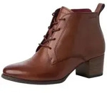 Tamaris TOUCH-IT aus Leder Blockabsatz 1-25131-43 Schn&uuml;rstiefelette TOUCH-IT...