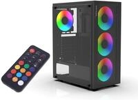 INCA Gaming-Geh&auml;use Empousa EMG-15XN Gaming PC Geh&auml;use Computer Glasscheibe...