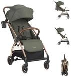 Kikkaboo Kinder-Buggy Joy, Aluminium, Eco-Kunstleder, 360&deg; drehbar,...