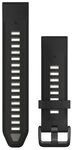 Garmin Smartwatch-Armband QuickFit-Armband 20 mm Silikon Schwarz/Kieselgrau