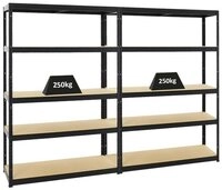 PROREGAL&reg; Schwerlastregal MegaDeal Garagenregal Kellerregal Steckregal...