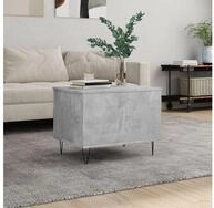 vidaXL Couchtisch vidaXL Couchtisch Betongrau 60x44,5x45 cm Holzwerkstoff
