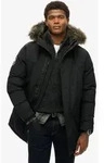 Superdry Parka EVEREST FAUX FUR PARKA JACKET Kunstfaser, loose fit schwarz S...