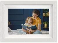 Braun Phototechnik DigiFrame 10W WiFi wei&szlig; 25,7cm Digitaler Bilderrahmen