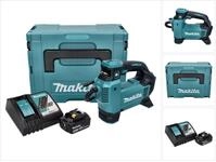 Makita Akku-Handkompressor DMP 181 RT1J Akku Kompressor 18 V 11,1 bar + 1x Akku...