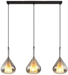 GLOBO LIGHTING H&auml;ngeleuchte GEEKY, ohne Leuchtmittel, H&auml;ngeleuchte Schwarz,