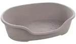 Flamingo Hundekorb Hundekorb Tuck oval aus Kunststoff grau grau 61 cm x 92 cm