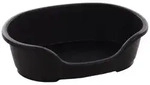 Flamingo Hundekorb Hundekorb Tuck oval aus Kunststoff schwarz schwarz 47 cm x 70 cm