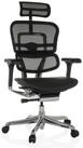 hjh OFFICE Drehstuhl Luxus Chefsessel Ergohuman Gen2 Leder/Netzstoff (1 St), Profi