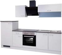 Flex-Well K&uuml;chenzeile Lucca, mit E-Ger&auml;ten, Gesamtbreite 270 cm