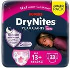 HUGGIES Windeln Nachtwindeln M&auml;dchen ab 13 bis ca. 17 Jahre, 33 St.