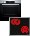 BOSCH Backofen-Set HBD671CS62, mit Teleskopauszug nachr&uuml;stbar,