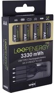Verico LoopEnergy Pro AA3330 USB-C&reg; Akku Li-Ion 2220 mAh 1.5 V 4 St. Akku