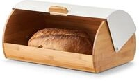 Zeller Present Brotkasten, Bambus, Metall, (1-tlg), Ma&szlig;e ca. 39 x 27 x 19 cm