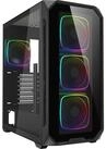 Sharkoon PC-Geh&auml;use Sharkoon AK5G RGB, Tower-Geh&auml;use, (Tempered Glass