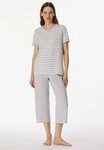 Schiesser Schlafanzug Casual Essentials mit modisch umgeschlagenen &Auml;rmeln