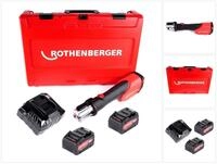 Rothenberger Werkstattpresse ROMAX 4000 Akku Pressmaschine 18V + 2x Akku 8,0Ah +
