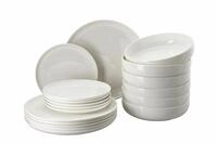 Rosenthal Teller-Set Jade Lift Weiss Tellerset 18tlg, Bone China