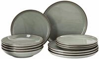 Rosenthal Geschirr-Set Profi Casual Starterset Moss 12tlg, Porzellan, Sets