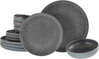 CreaTable Teller-Set Uno Volcano, Teller Set 12-tlg (12-tlg), 4 Personen,...