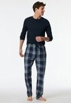 Schiesser Pyjamahose Mix + Relax funktionale Knopfleiste, Bindeband, seitliche