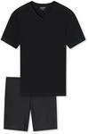 Schlafanzug UNCOVER BY SCHIESSER "Pyjama", Herren, Gr. S, schwarz, Obermaterial: 100%