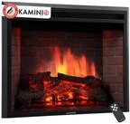 KAMINIO Elektrokamin LUCA, Elektrischer Kamin mit 3D-Flammeneffekt in 12 Farben,