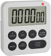 TFA Dostmann Intervall-Timer Digitaler Timer mit Stoppuhr und Wecker 38.251