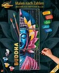 Schipper Malen nach Zahlen Meisterklasse Triptychon - Buddha, Made in Germany