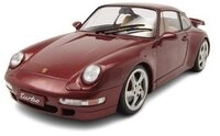 Solido Modellauto Porsche 911 (993) Turbo 1997 rot, Ma&szlig;stab 1:18