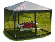 relaxdays Fensterschutzgitter Moskitonetz f&uuml;r 3x3 Pavillon