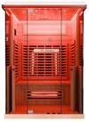 Dewello Sauna KENORA 130 W&auml;rmekabine, 1-2 Personen, 5 Vollspektrumstrahler,...