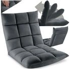 tectake Relaxsessel Polstersessel mit Samtbezug, Belastbarkeit 120 kg, 108 x 57...