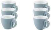APS Espressotasse 6er Set Espresso Tassen -SNUG-, 6-tlg., Porzellan, f&uuml;r